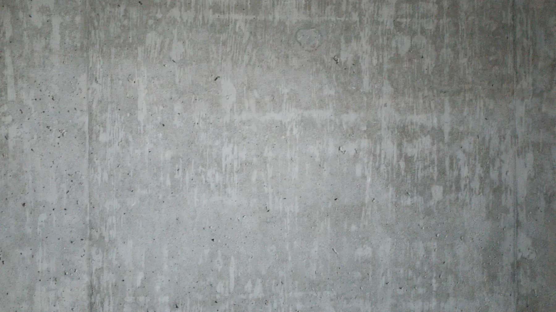 Clean, uniform gray concrete wall surface